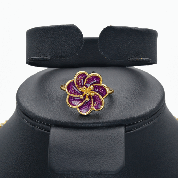 Parure Fleur Violette طقم الزهرة البنفسجية